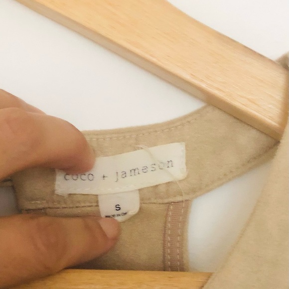 Coco and Jameson - Suede Style Halter - Cut Out Design - Picture 2 of 4